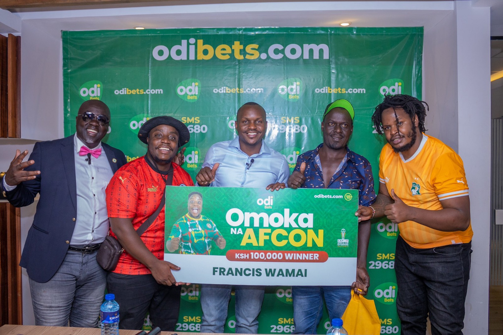 Odibets awards 10 Omoka na AFCON Winners